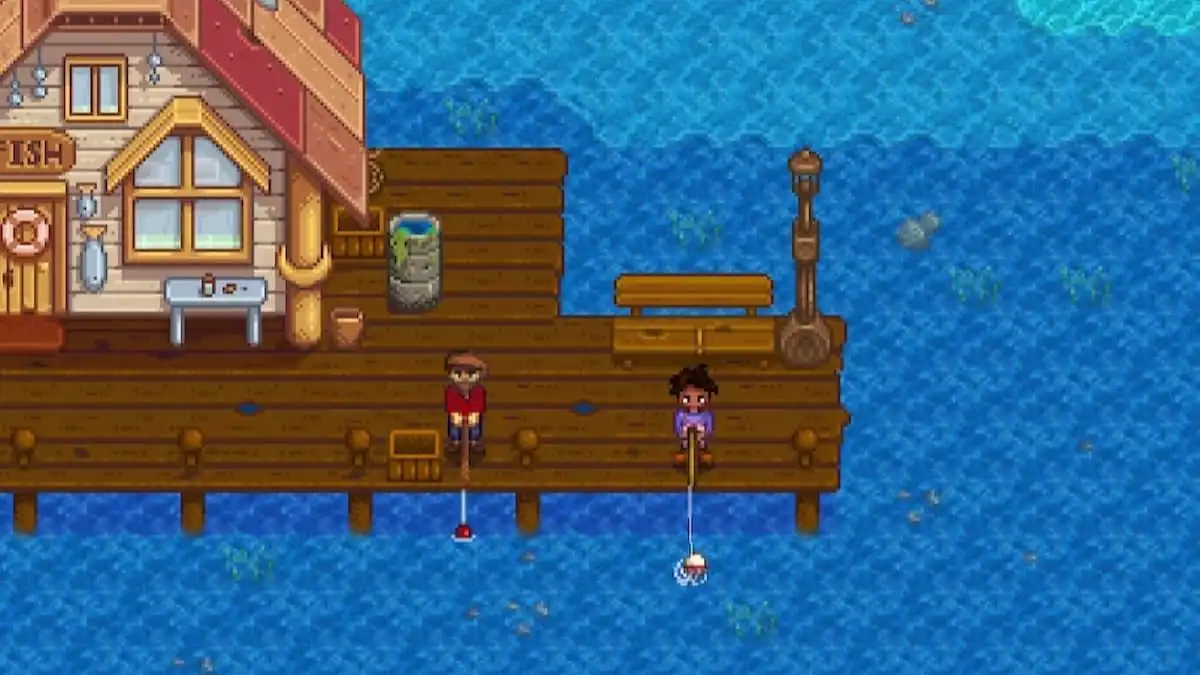 Fishing in Stardew Valley