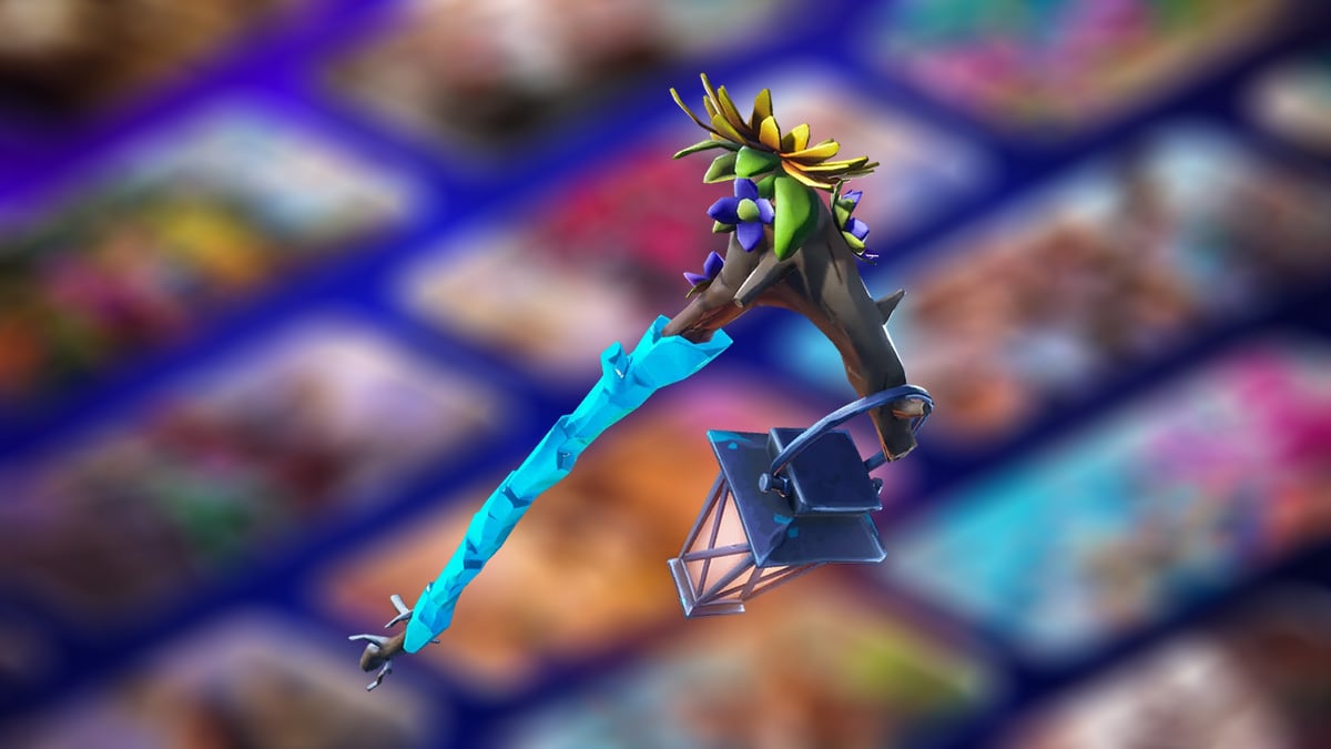 The Cold Snap pickaxe, as shown in Fortnite.